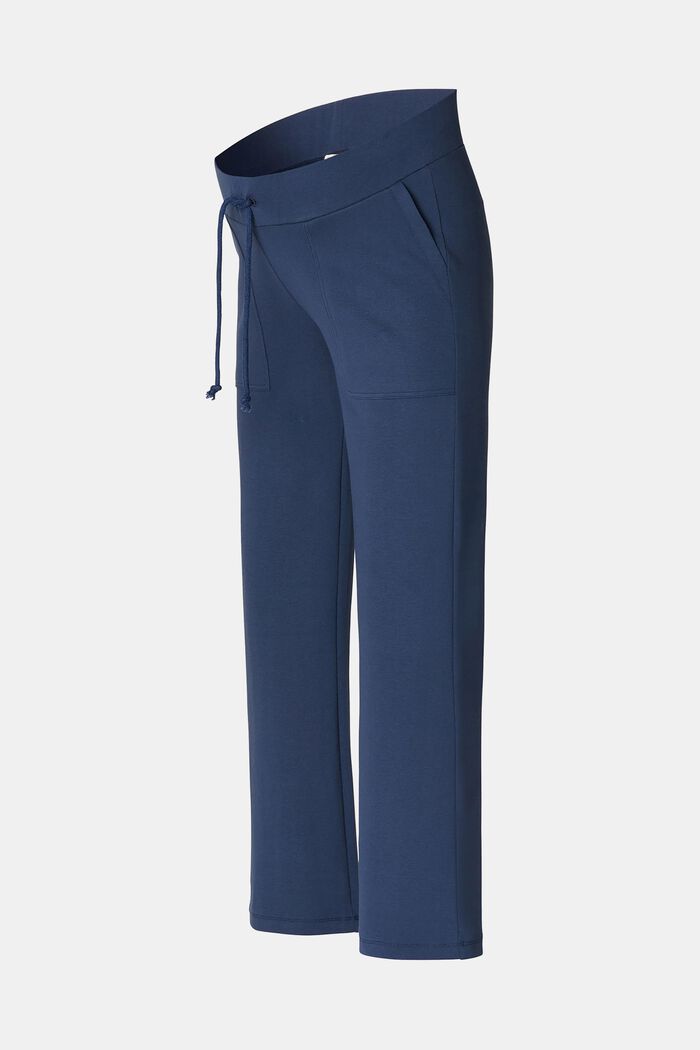 Jersey trousers with a under-bump waistband