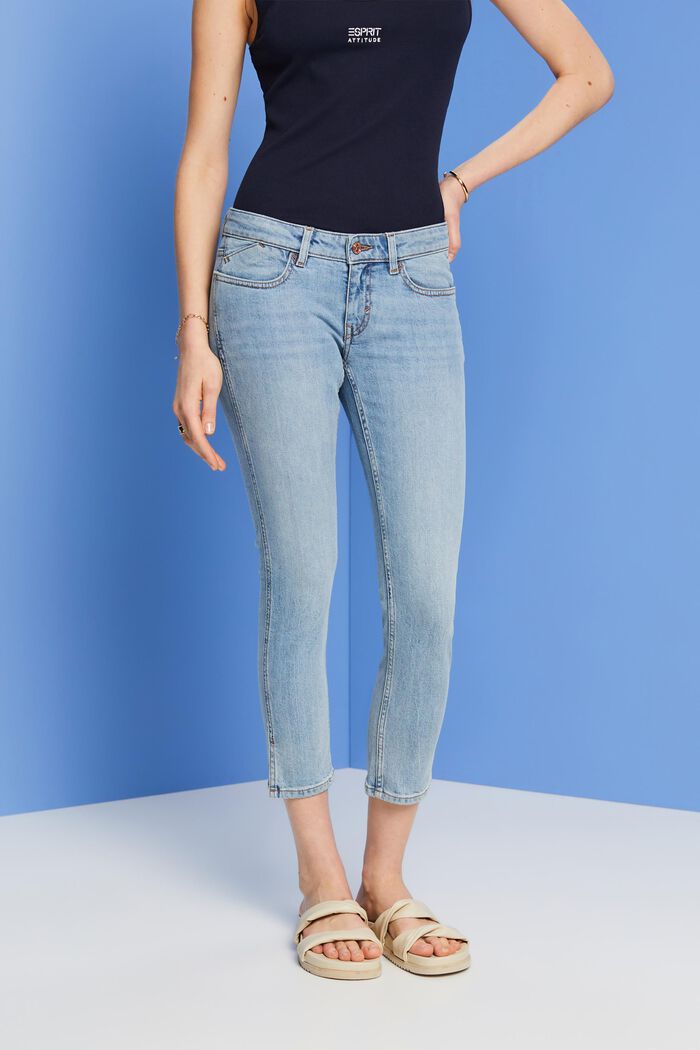 Capri jeans, BLUE BLEACHED, detail image number 0