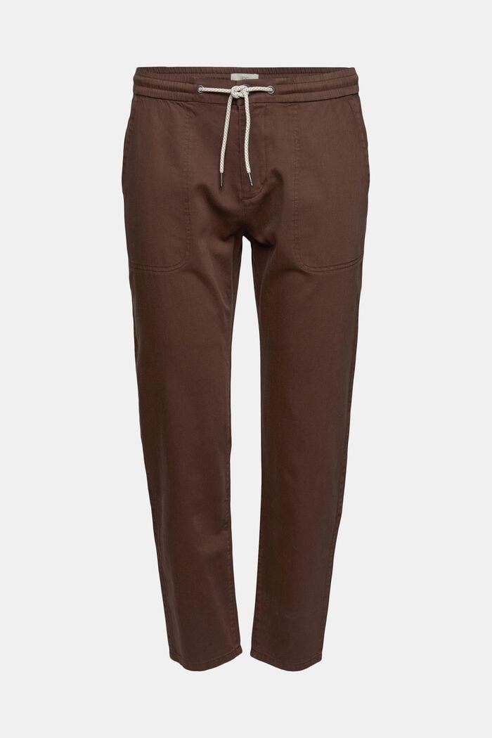 With linen: tracksuit bottoms