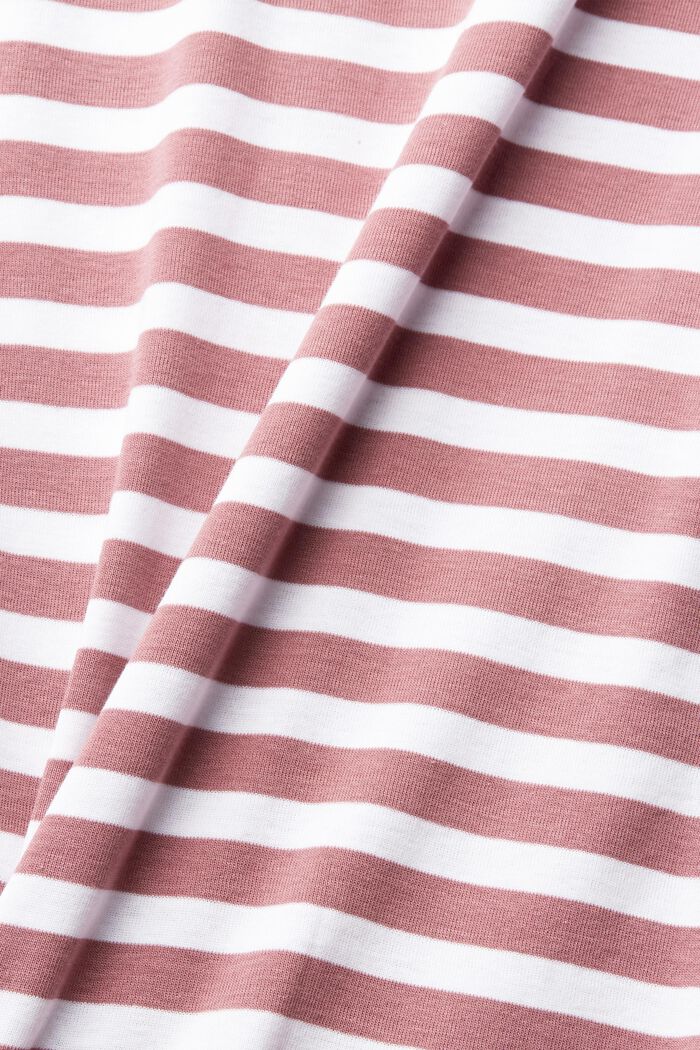 Sleeveless top with striped pattern, MAUVE, detail image number 4