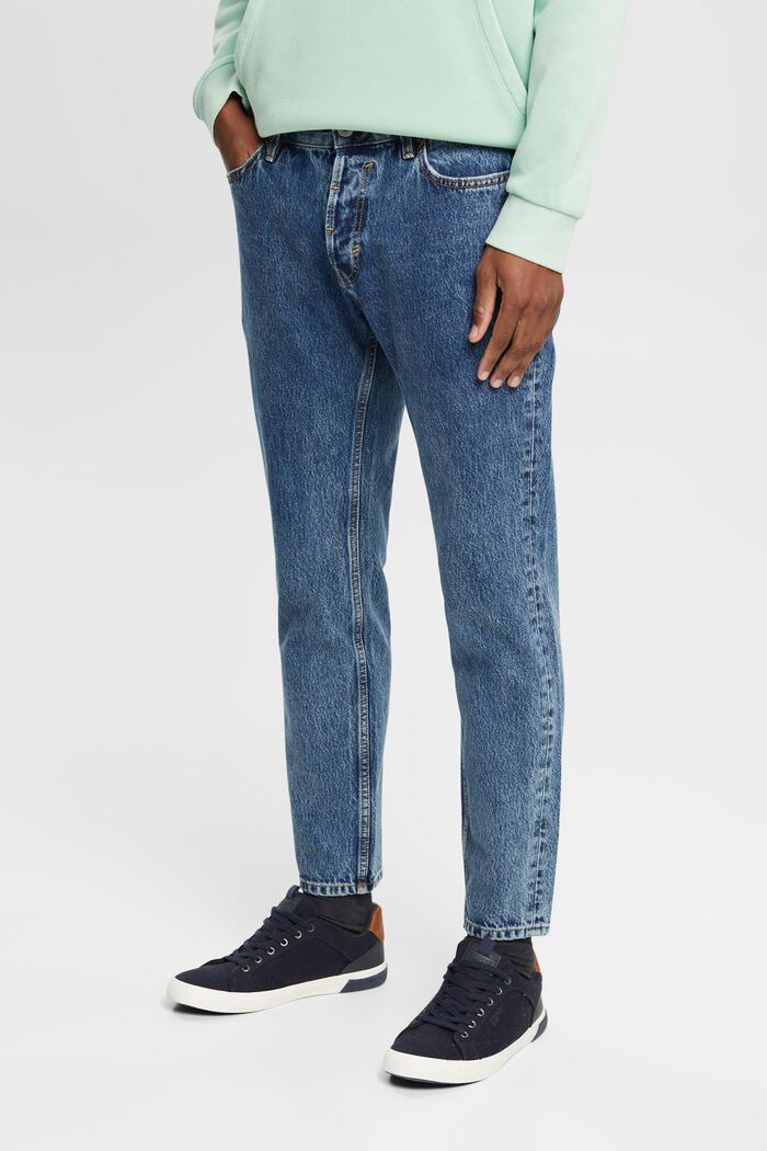 Straight leg jeans, BLUE MEDIUM WASHED, detail image number 0