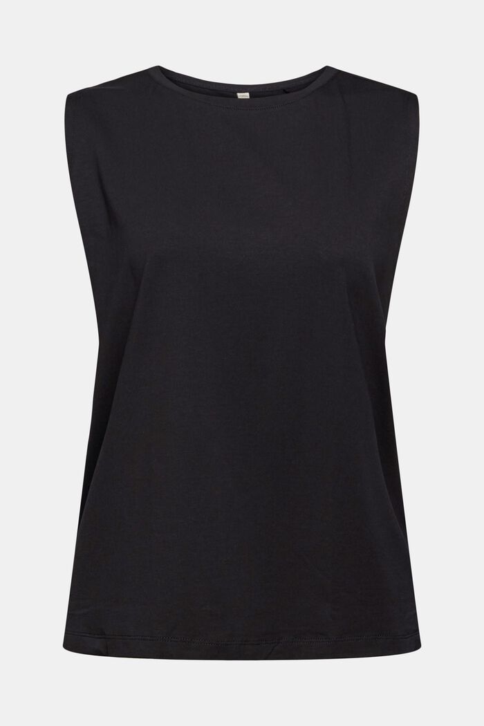 Top with deep armholes