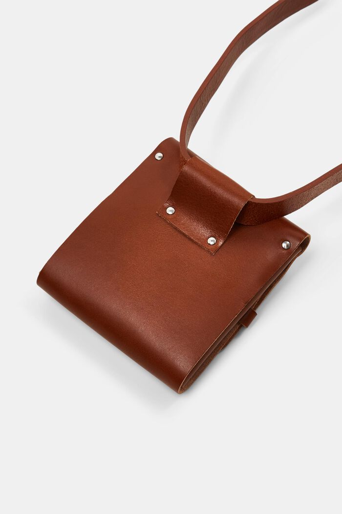Genuine leather belt bag, RUST BROWN, detail image number 3