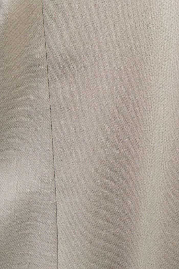 Ruched sleeve blazer, TAUPE, detail image number 4