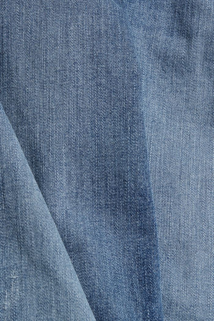 Shaping jeans with a high waistband, BLUE MEDIUM WASHED, detail image number 4
