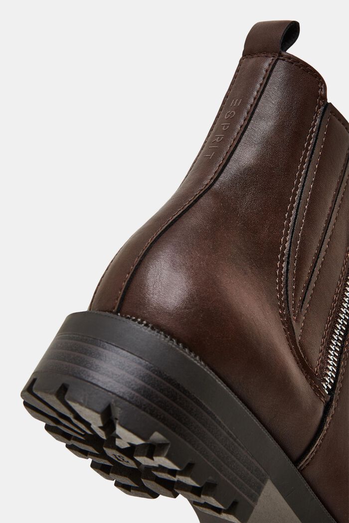 Vegan: faux leather ankle boots, CARAMEL, detail image number 2