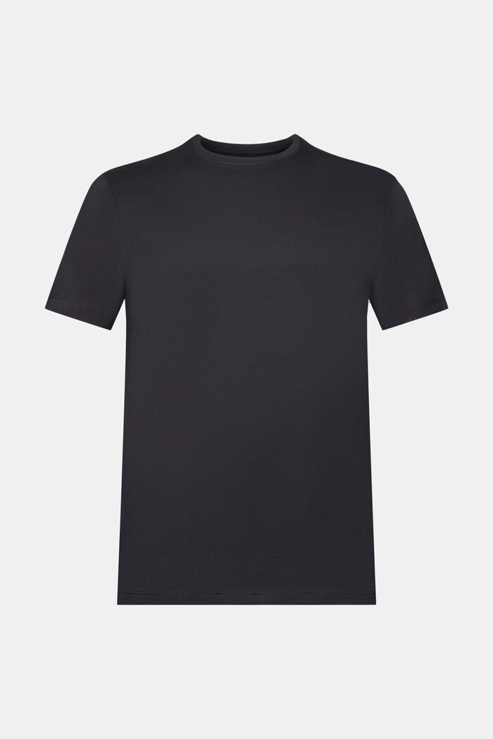 Pima cotton slim fit t-shirt, BLACK, detail image number 6