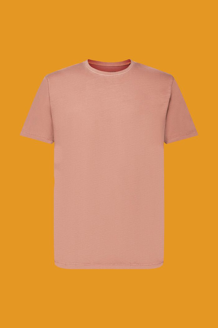 Washed T-shirt, 100% cotton, DARK OLD PINK, detail image number 6