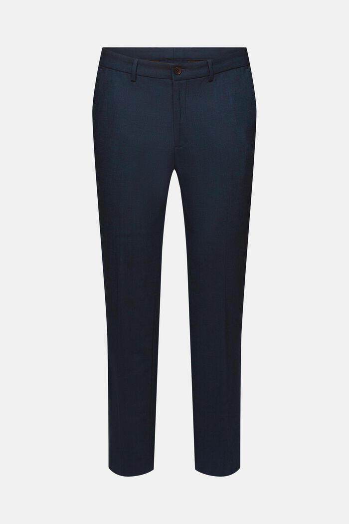 Mix & Match: Bird's eye suit trousers, NAVY, detail image number 7