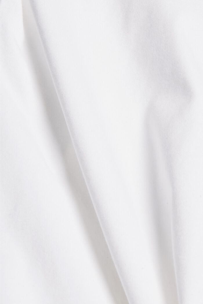 Basic T-shirt made of 100% organic cotton, WHITE, detail image number 4