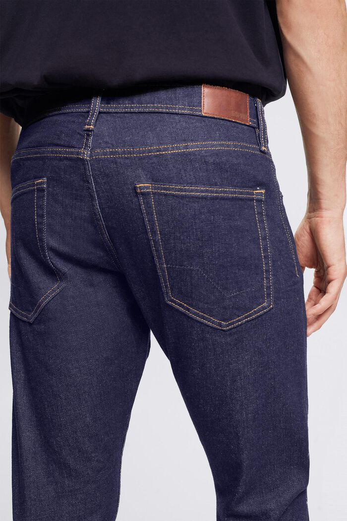 Stretch jeans containing organic cotton, BLUE RINSE, detail image number 4