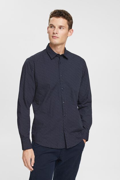 Sustainable cotton patterned shirt