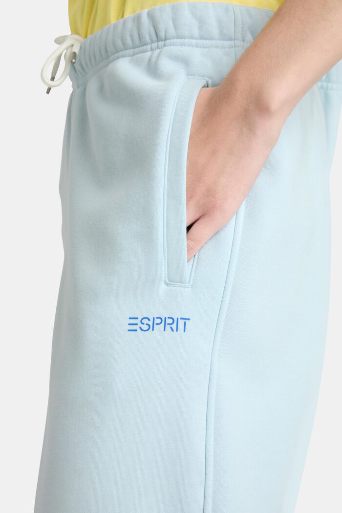 Unisex Cotton Fleece Logo Sweatpants, PASTEL BLUE, detail image number 2