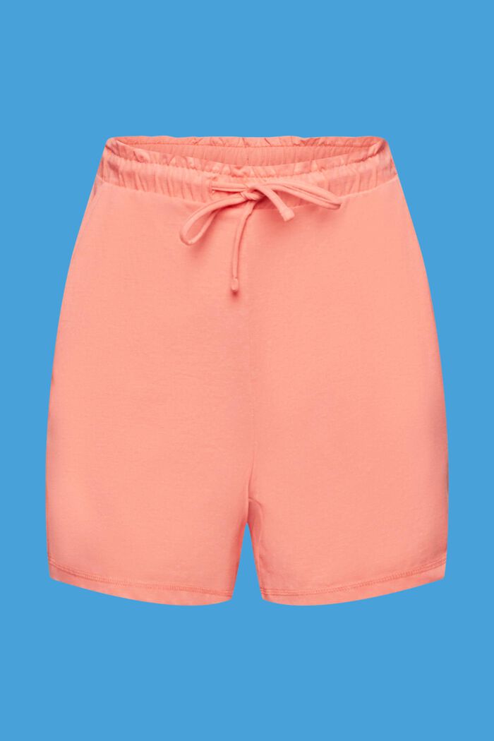 Jersey shorts with elasticated waistband, CORAL, detail image number 5