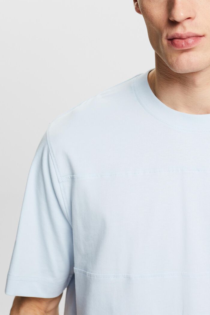 Organic Cotton Long-Sleeve T-Shirt, LIGHT BLUE, detail image number 3