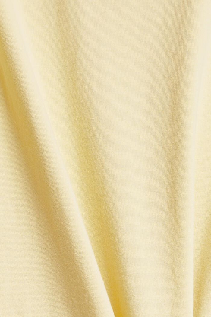 Organic cotton vest top, DUSTY YELLOW, detail image number 1