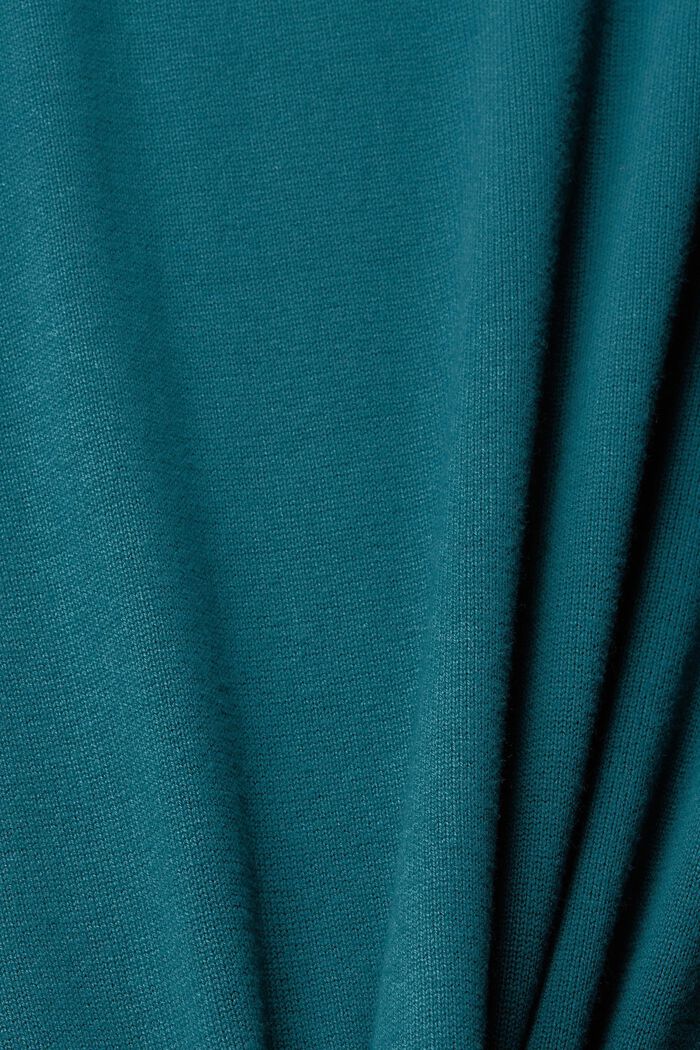 Knitted midi dress, TEAL GREEN, detail image number 1