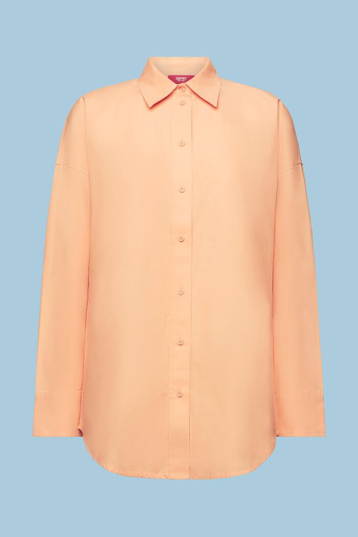 Cotton-Poplin Shirt, PEACH, detail image number 7