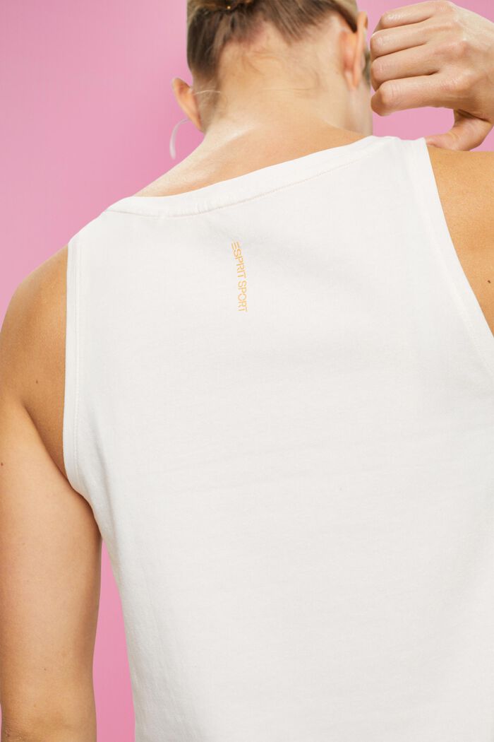 Sustainable cotton sports tank top, PASTEL PINK, detail image number 4
