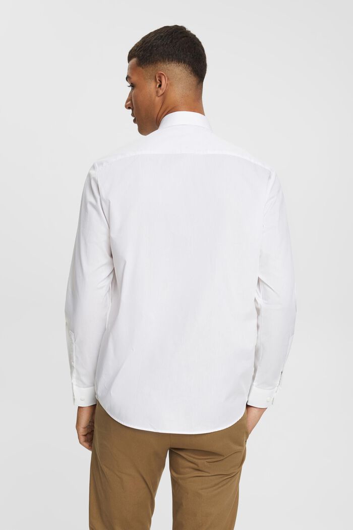 Sustainable cotton shirt, WHITE, detail image number 3