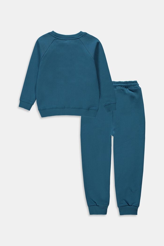 Set: top and trousers, 100% cotton, TURQUOISE, detail image number 1