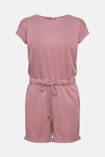 Playsuit in a TENCEL™ blend, MAUVE, overview