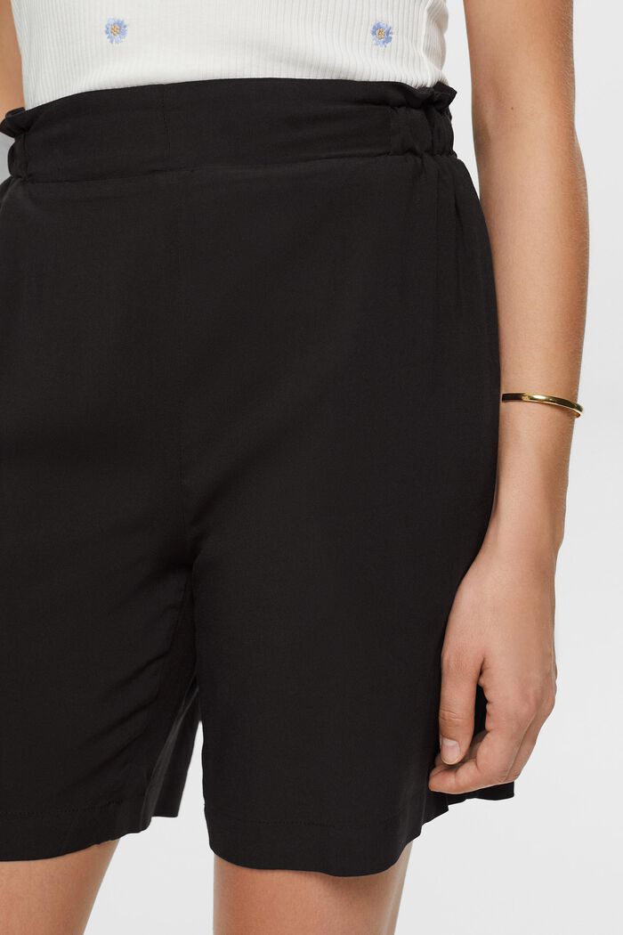 Pull-on shorts, BLACK, detail image number 2