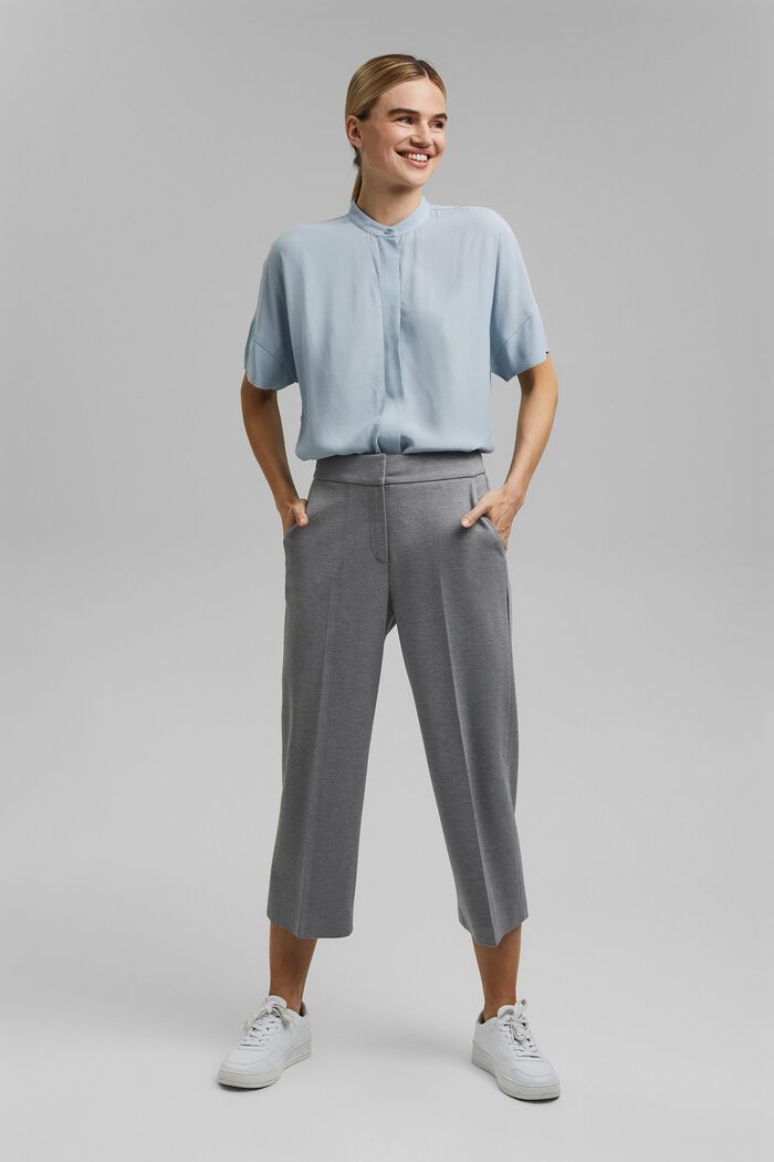 SOFT PUNTO mix + match trousers, GUNMETAL, overview