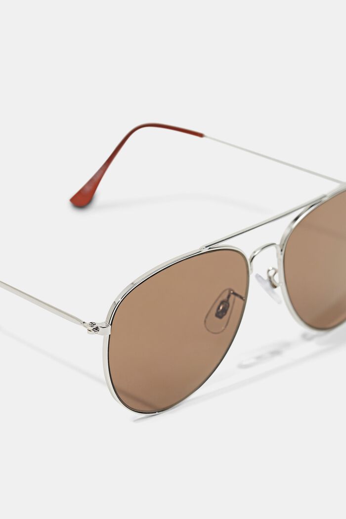 Unisex aviator-style sunglasses, BROWN, detail image number 1