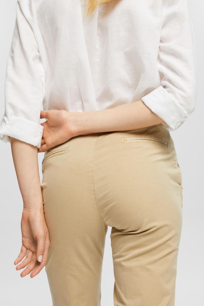 Chinos with braided belt, SAND, detail image number 5