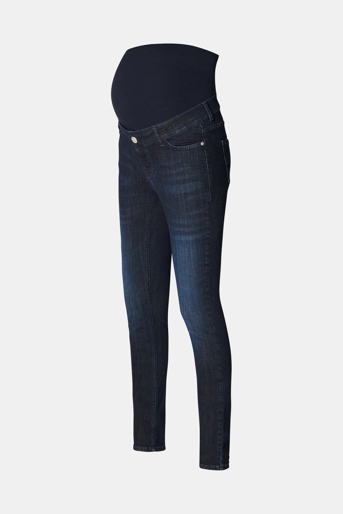 Over-the-bump skinny jeans