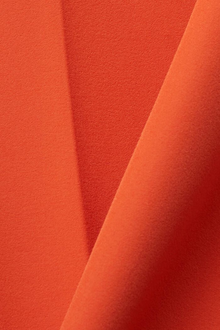 High-rise retro flared trousers, ORANGE RED, detail image number 6
