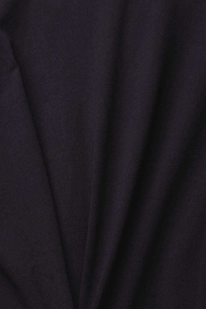 Jersey nightshirt, BLACK, detail image number 4