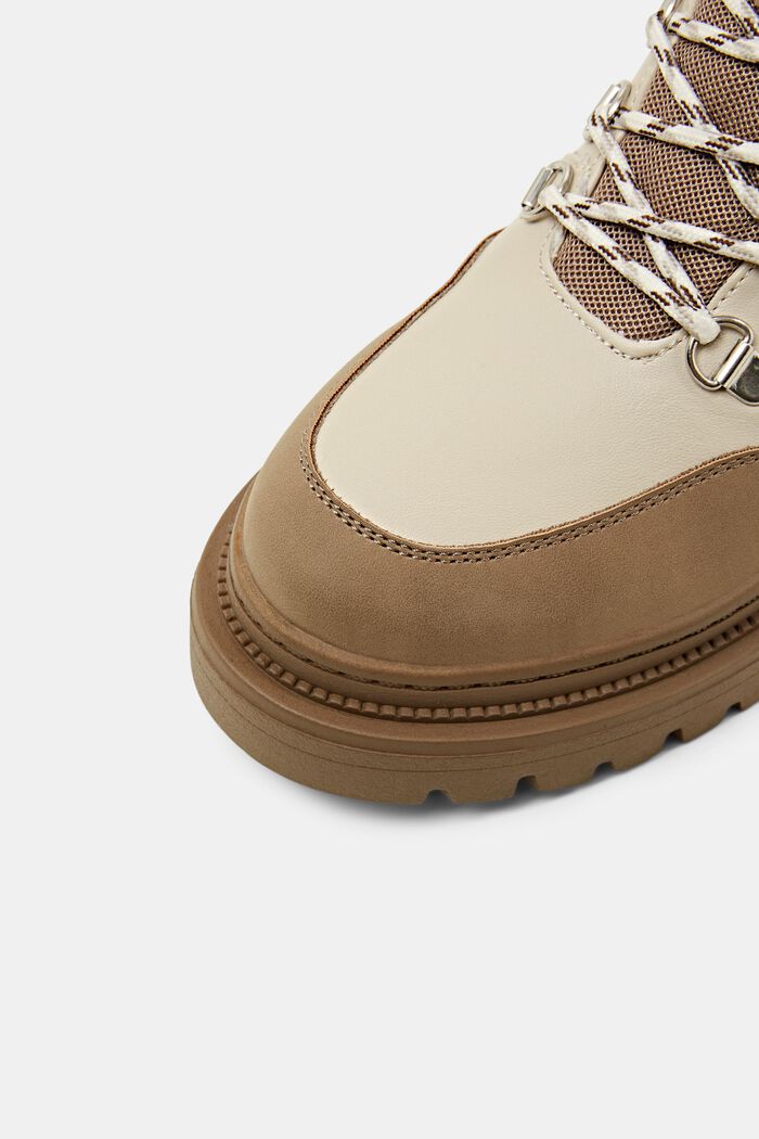 Vegan Hiker Boots, BEIGE, detail image number 3