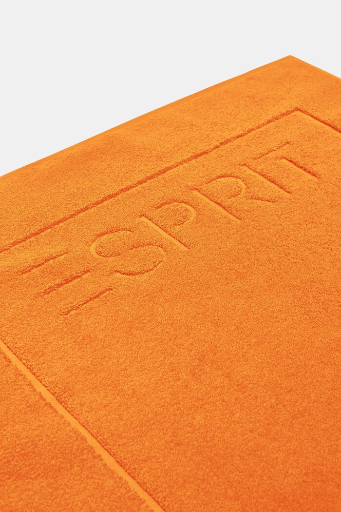 Terrycloth bath mat made of 100% cotton, CARROT, detail image number 1