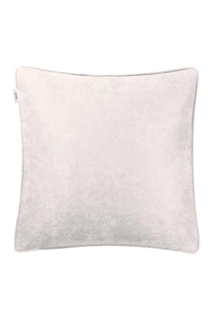 Plain coloured decorative cushion cover, SAND, detail image number 2