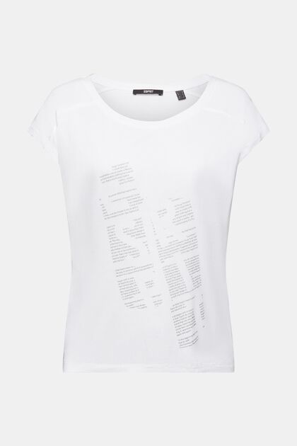 Front print t-shirt, LENZING™ ECOVERO™