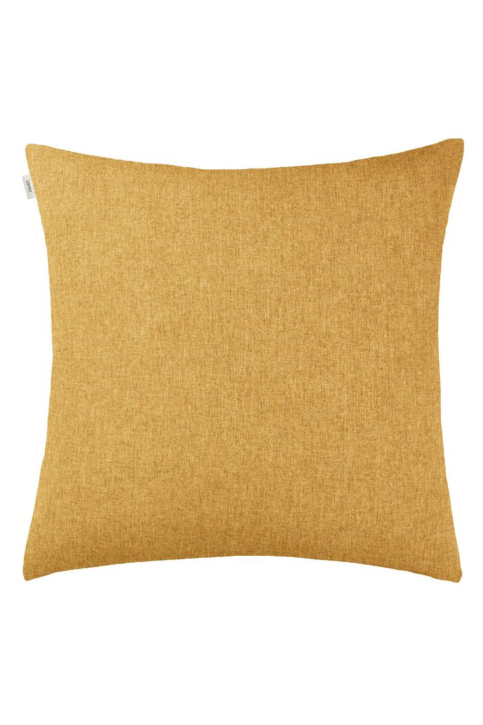 Large, woven lounge cushion cover, MUSTARD, detail image number 2