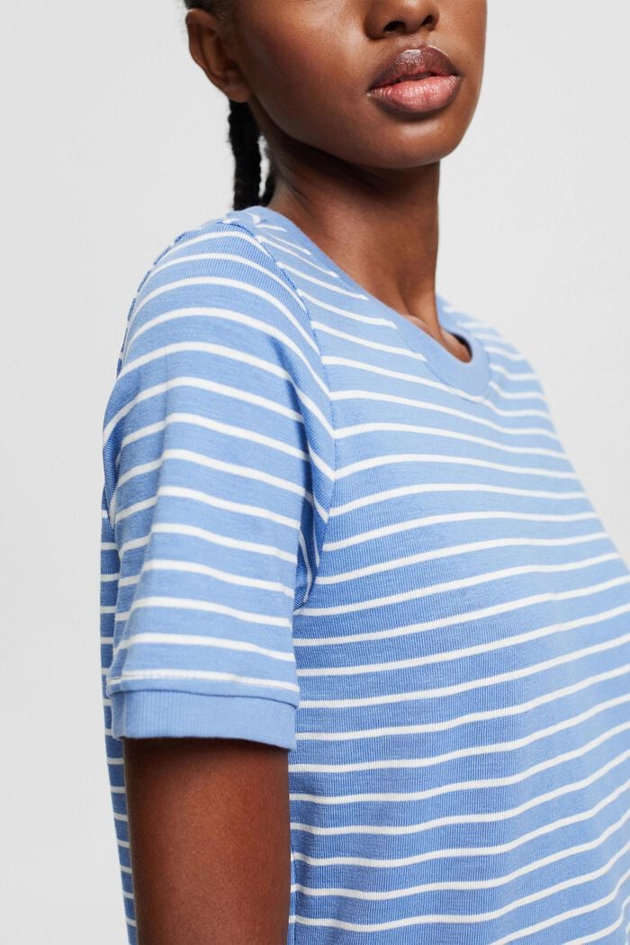 Striped T-shirt, 100% cotton