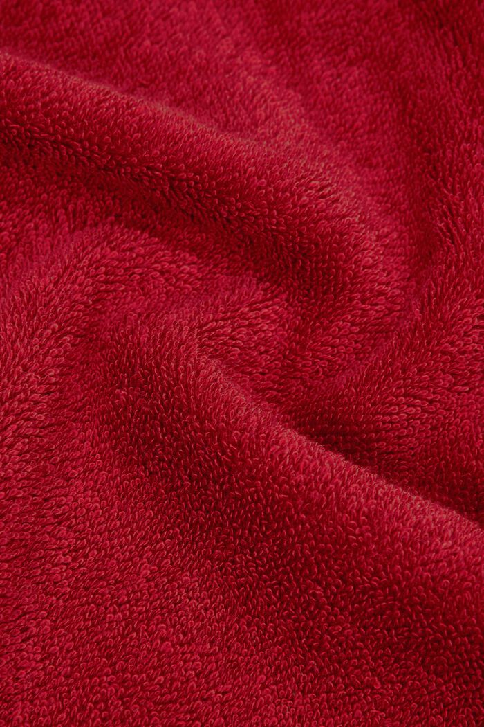 Containing TENCEL™: triple pack of terrycloth towels, RUBIN, detail image number 1