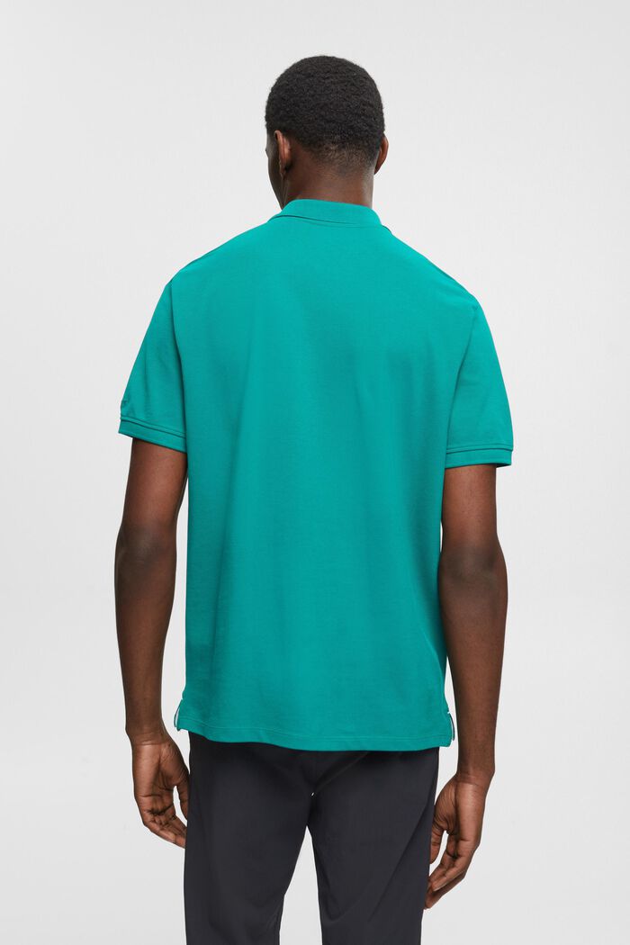 Slim fit polo shirt, EMERALD GREEN, detail image number 3
