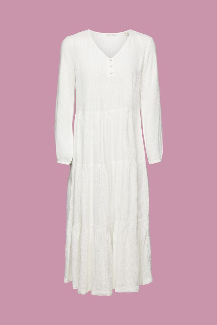 Seersucker beach dress, OFF WHITE, detail image number 5