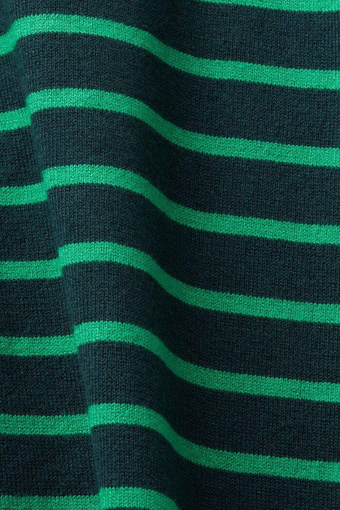Mock Neck Sweater, EMERALD GREEN, detail image number 5