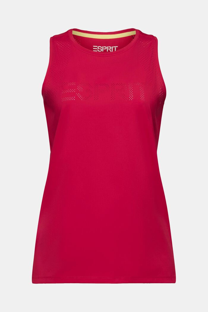 Active Sleeveless Top, DARK RED, detail image number 5