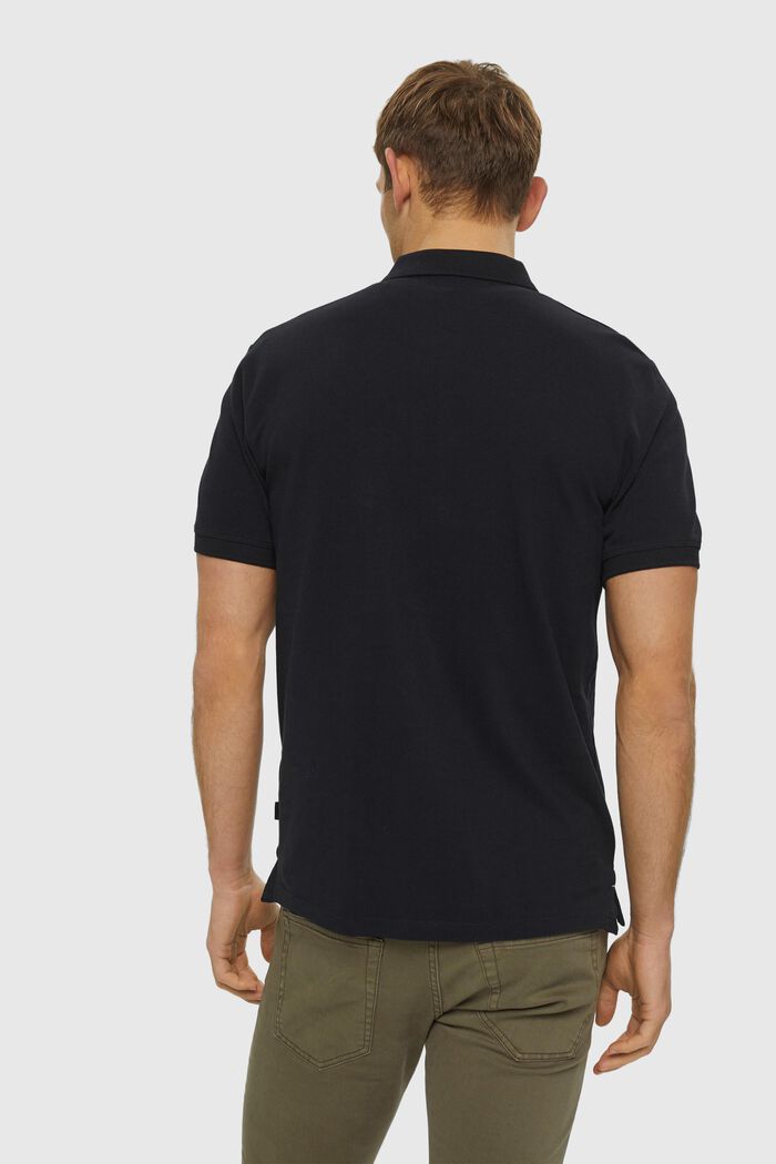 Polo shirt, BLACK, detail image number 3