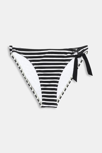 Striped bikini bottoms