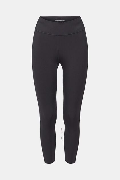 Activewear leggings with E-DRY technology, BLACK, overview
