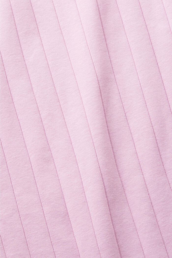 Ribbed sleeveless top, LILAC, detail image number 5