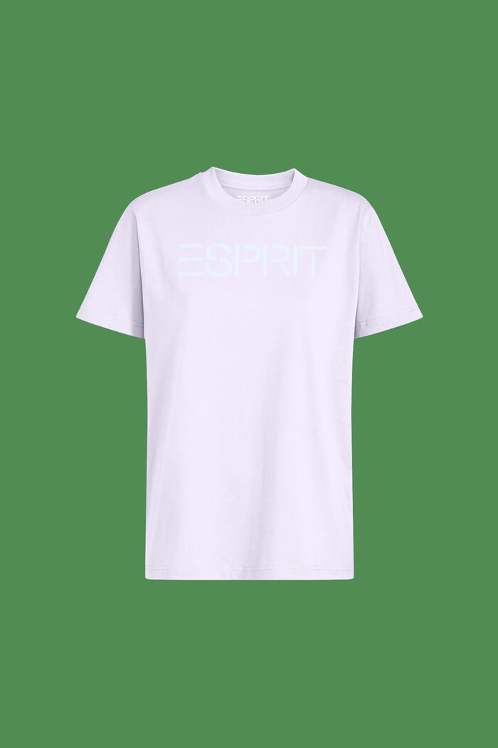 Unisex Logo Cotton Jersey T-Shirt, LILAC, detail image number 6