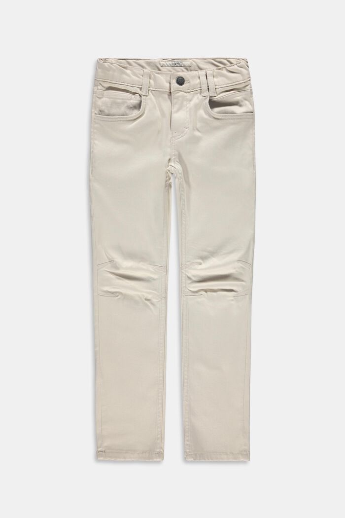 Worker-style jeans with adjustable waistband